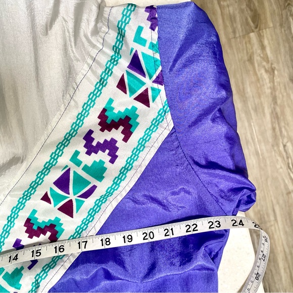 Nordic vibe windbreaker boho vintage jacket w southwestern county. Cabin vibe - Picture 13 of 13